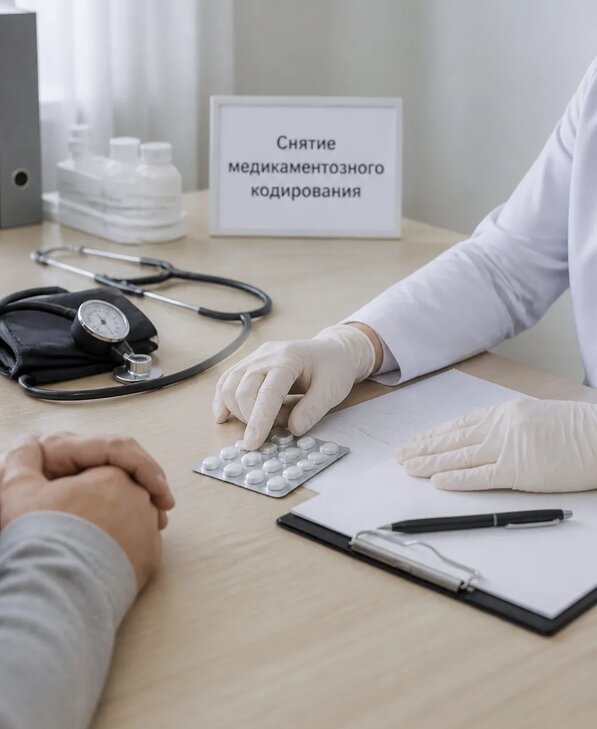 Снятие медикаментозного кодирования в Кимовске от 5154 р. | Медзона